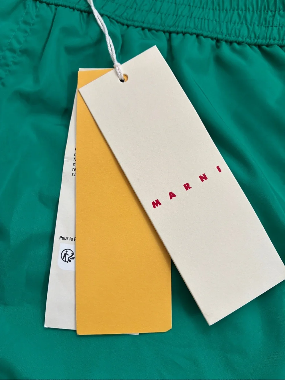 Marni Men’s Green Swim Shorts